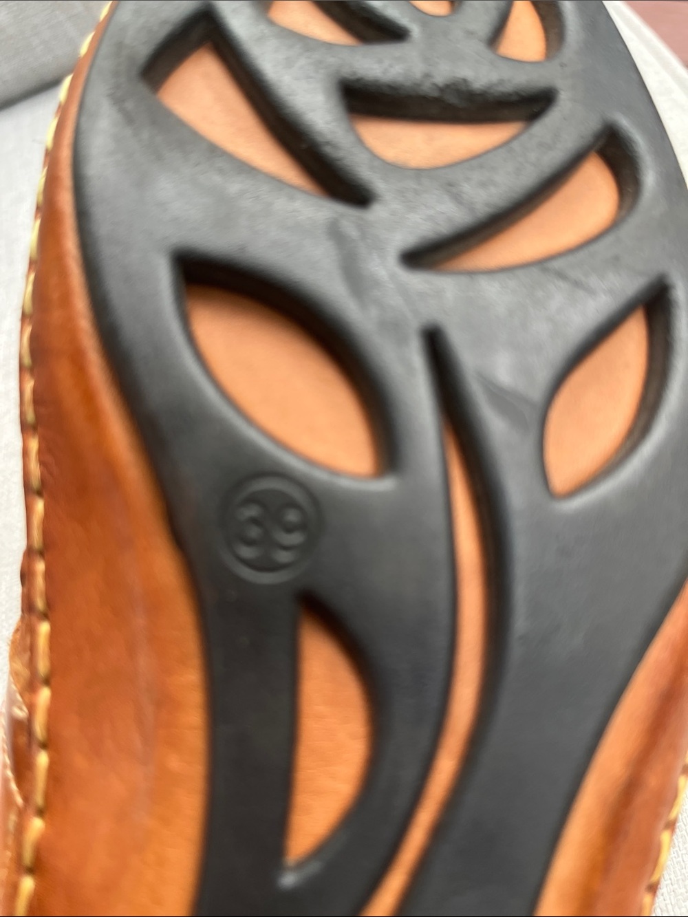 PIKOLINOS Brown Perforated Leather Mary Jane Flats, Size 39/8.5 - Picture 11 of 11
